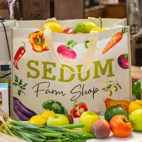 Sedum Farm Shop Tote Bag