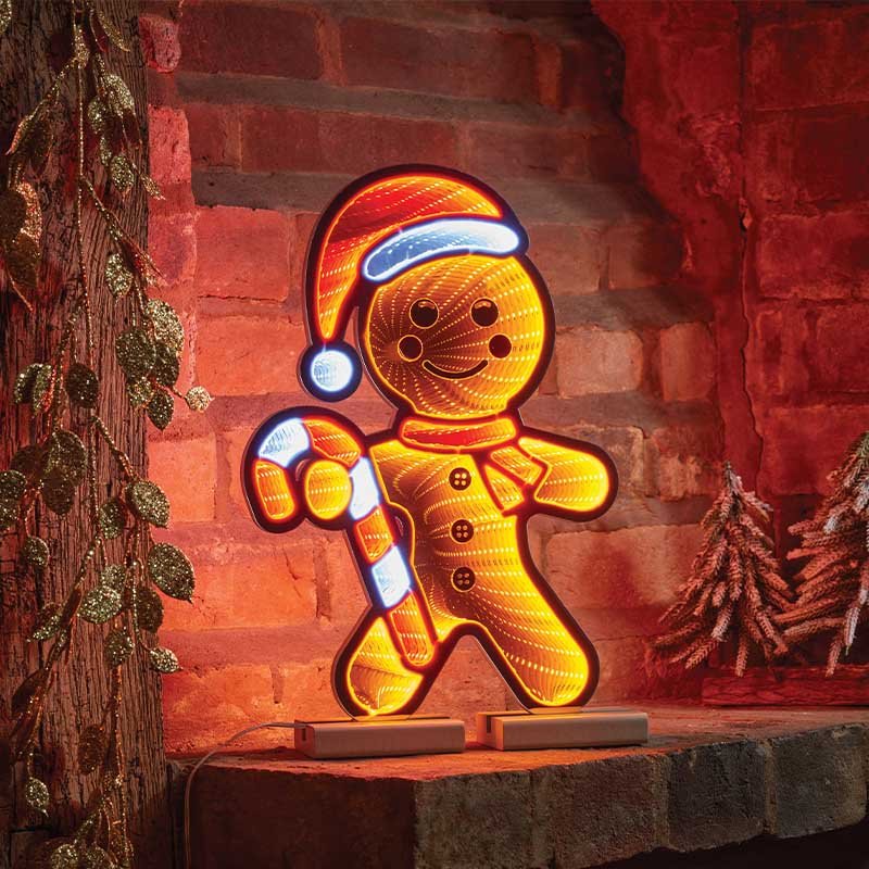 Mr Gingerbread Infinity Light - 40cm