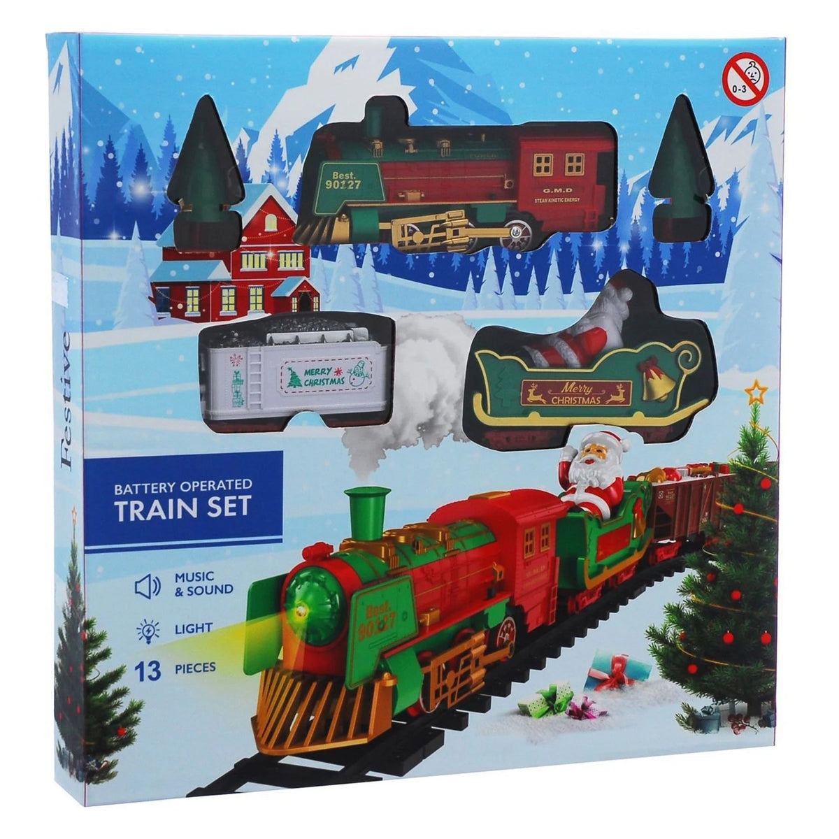 Christmas Train Set - 13 Pieces