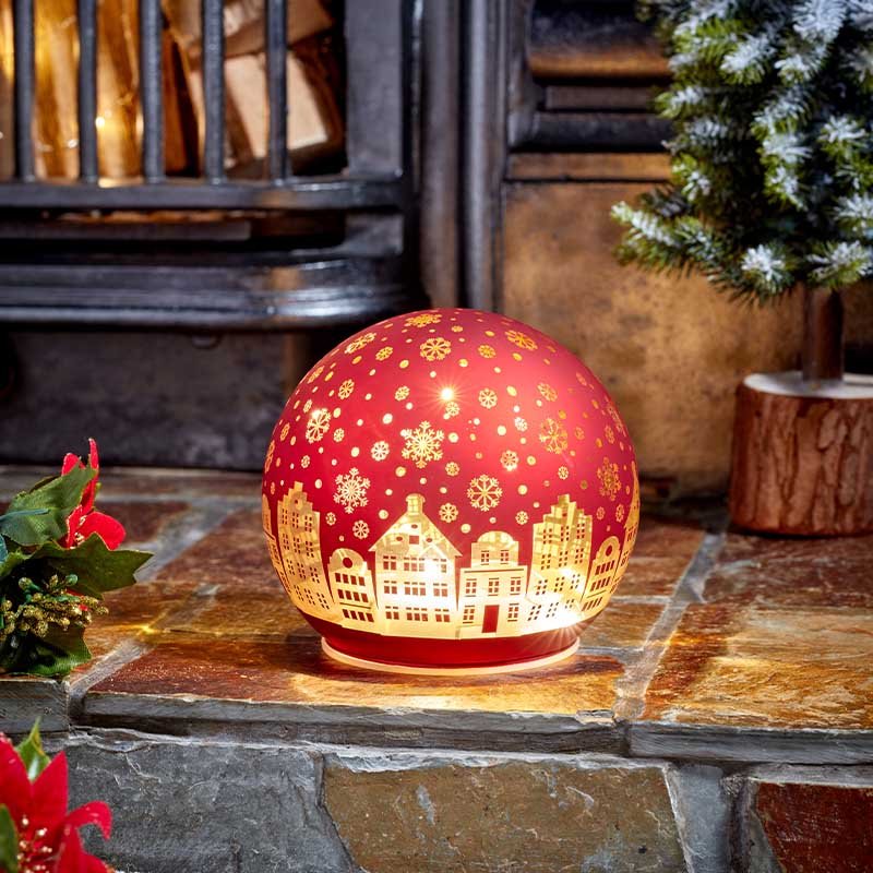 WonderGlobe Ruby LED Christmas Decoration