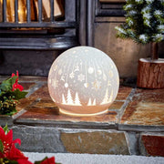 WonderGlobe White LED Christmas Decoration
