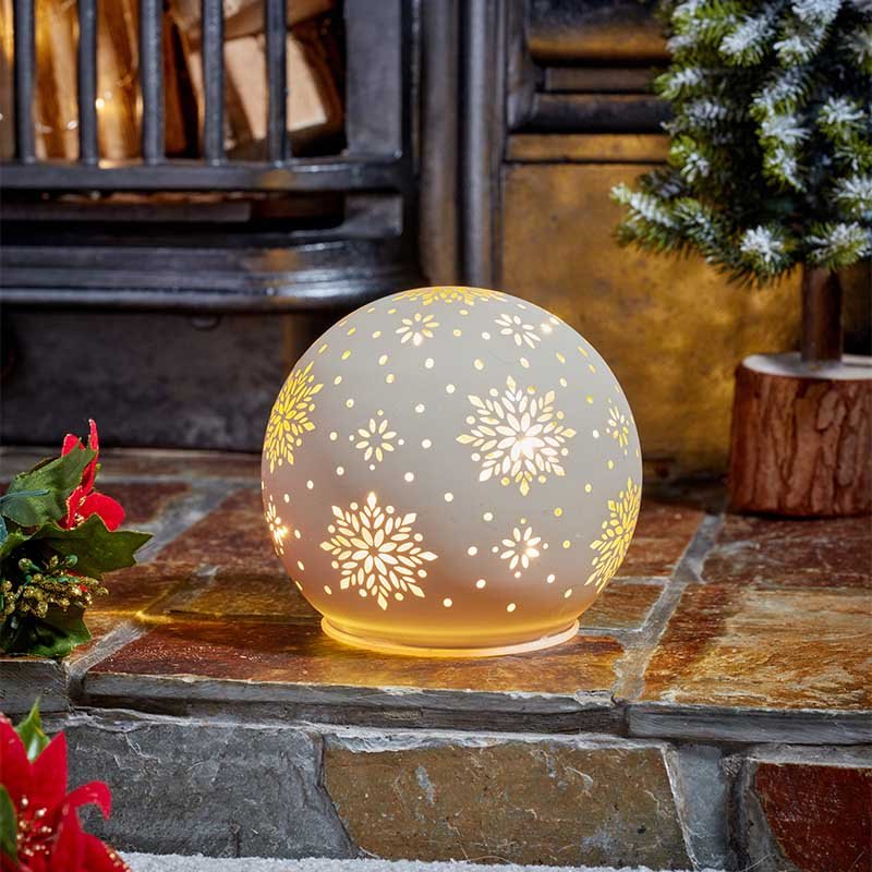 WonderGlobe Silver LED Christmas Decoration