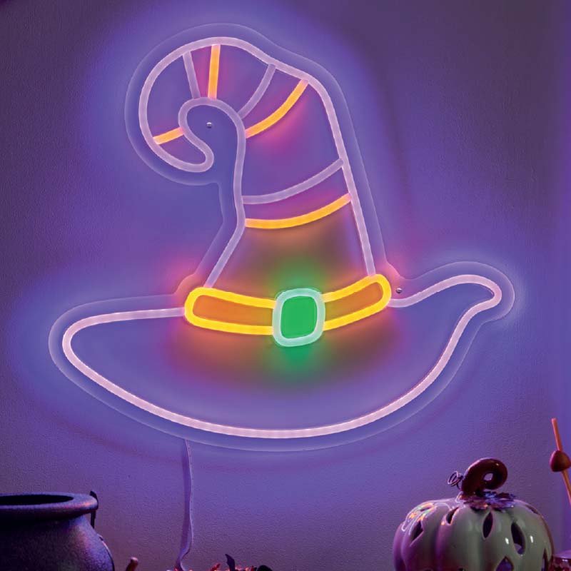 NeonEsque Witch's Hat LED Light Decoration