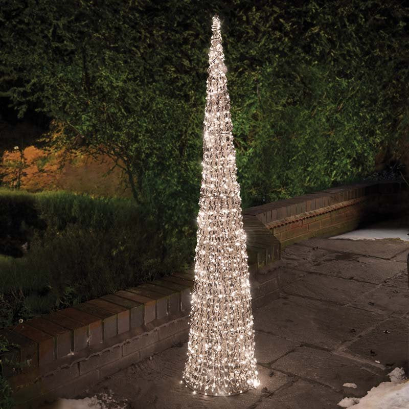 Titan Silver Treebelisk 150cm