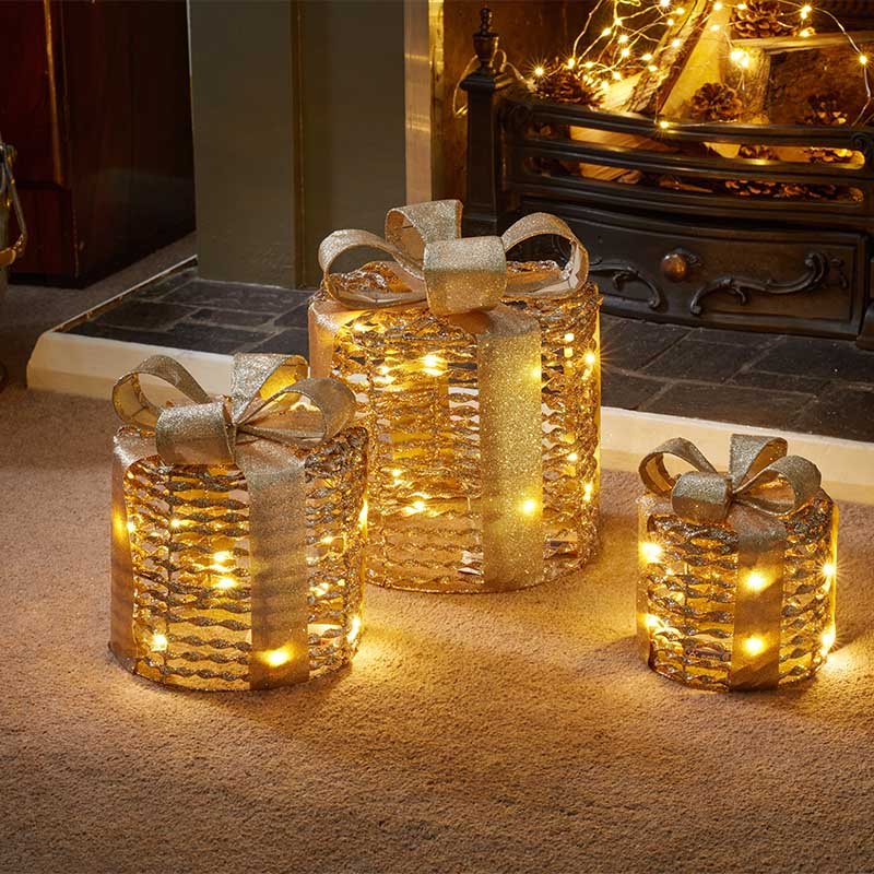 GlitterTwist Gold Gift Boxes