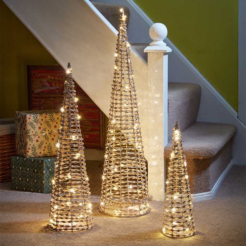 GlitterTwist Gold Trees