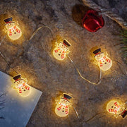 Snowman String Lights