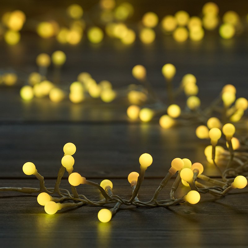 500 Ball Cluster Lights - Warm White