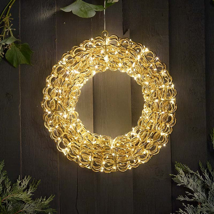 Titan Gold Wreath 60cm