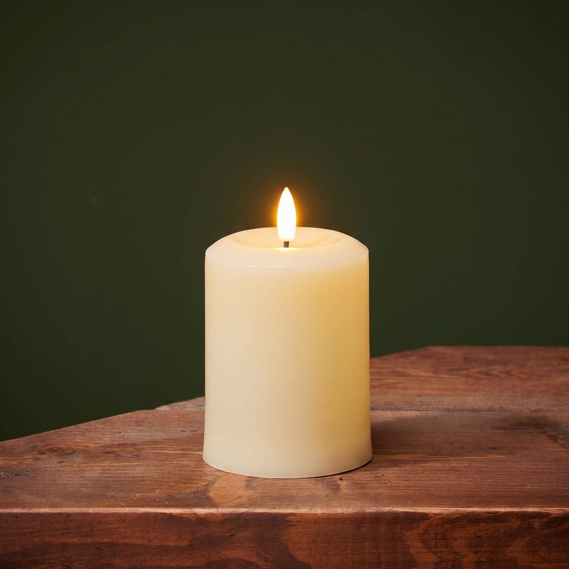Smart Garden 13cm Faux Flame Pillar Candle