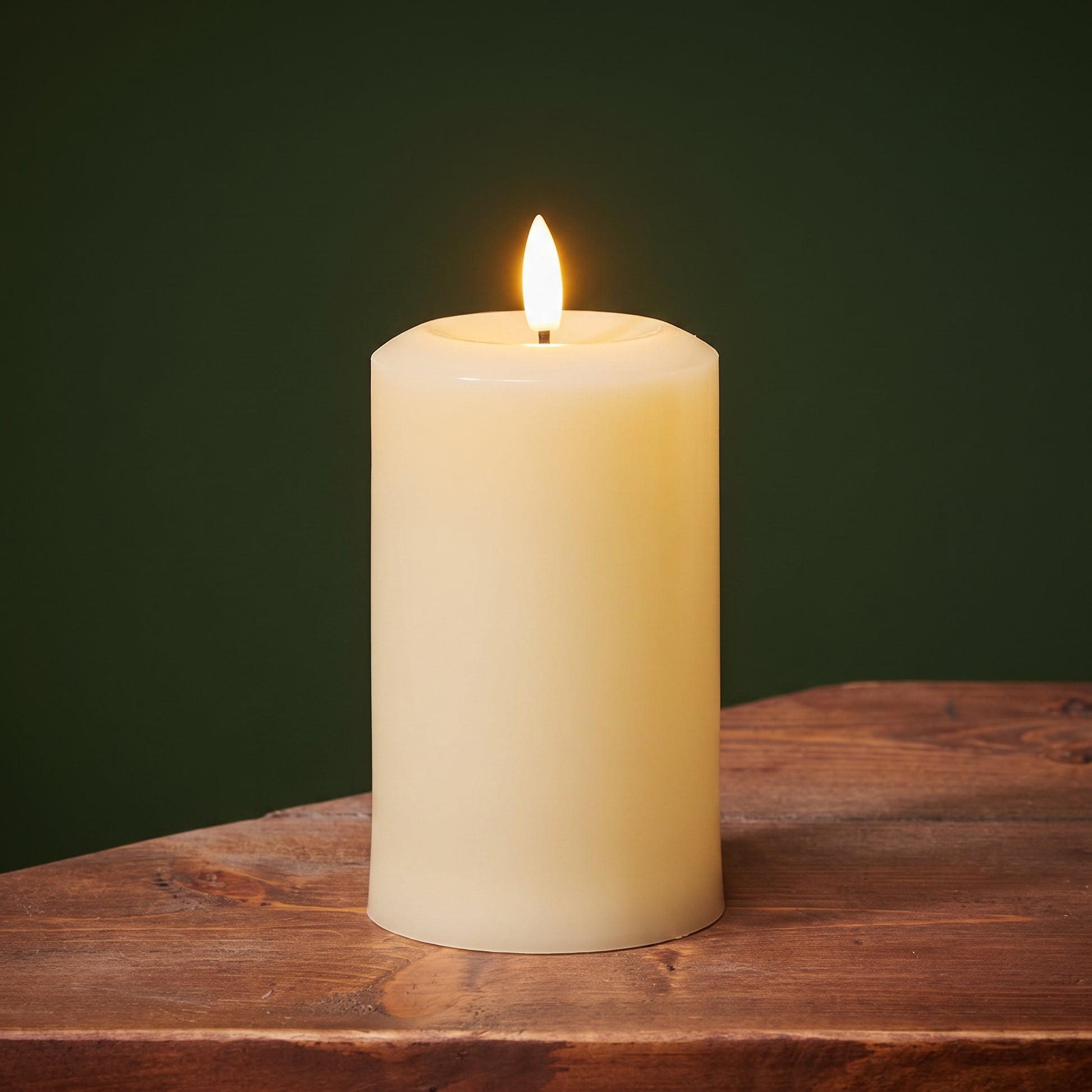 Smart Garden 15cm Faux Flame Pillar Candle