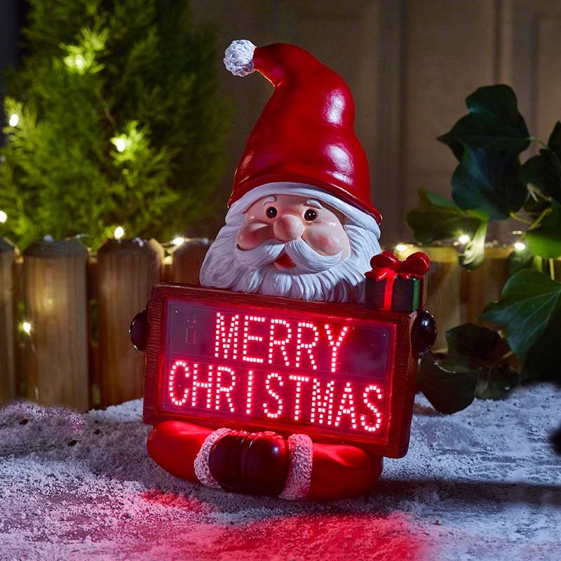 Santa Merry Christmas Sign