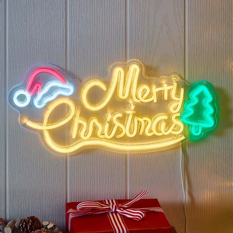 NeonEsque Merry Christmas Light