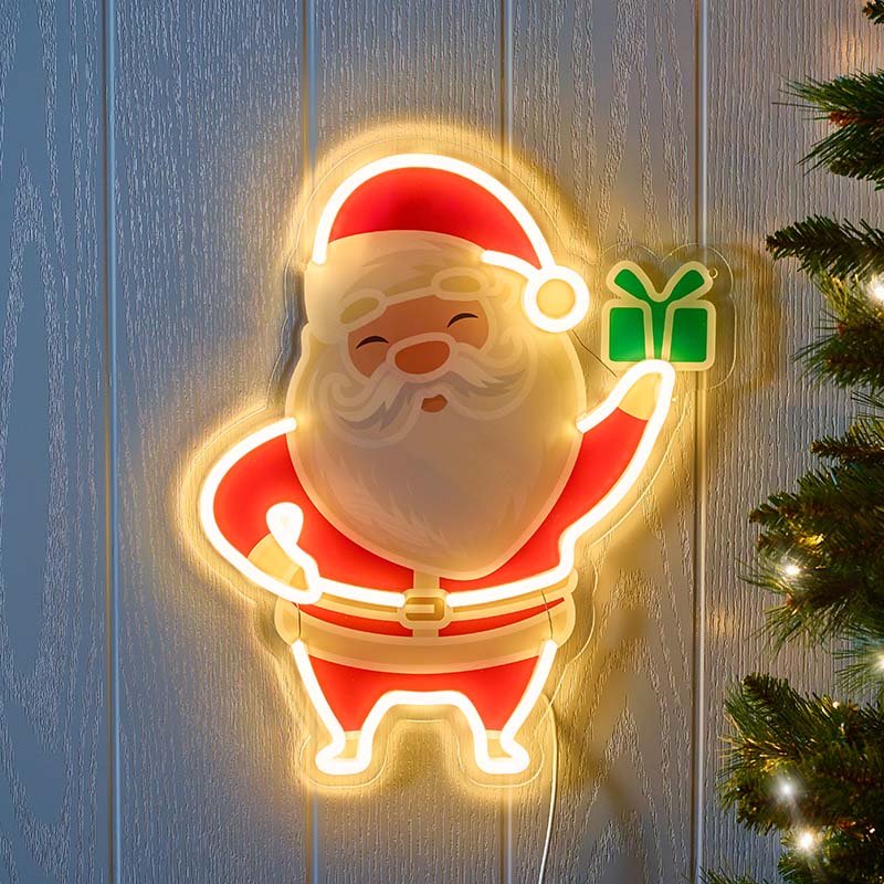 NeonEsque Radiant Santa Claus Light
