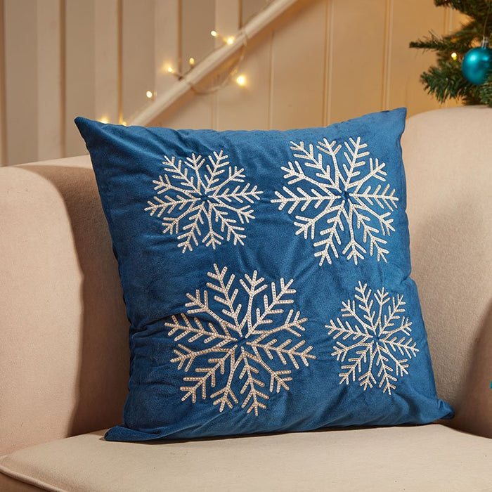 Snowflake Cushion Sapphire