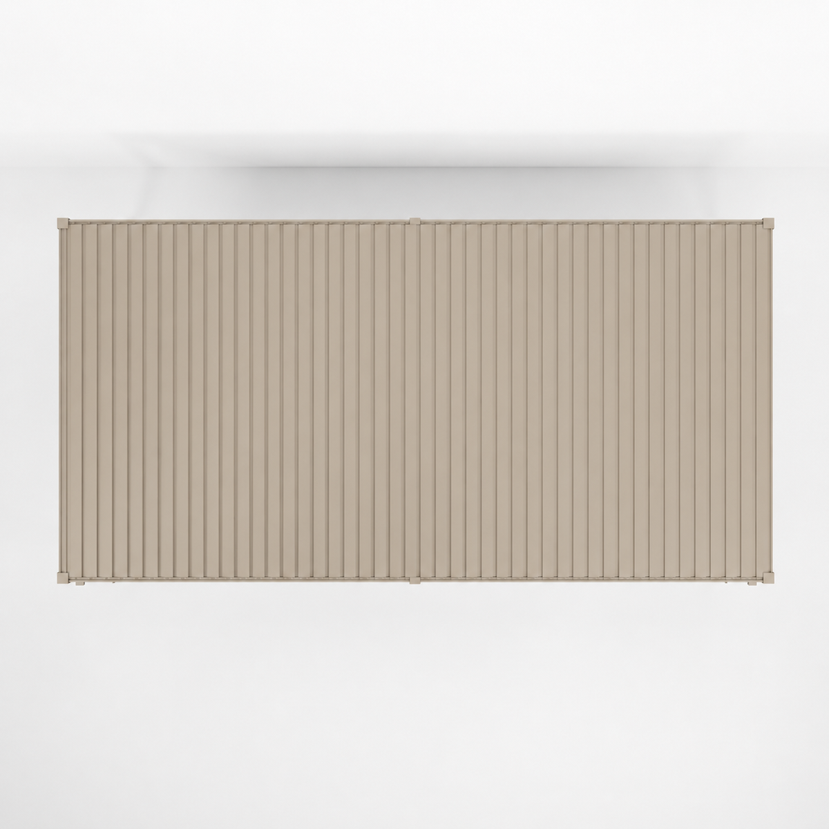 ENJOi Leo Aluminium Rectangular Pergola Pebble - 7.2m x 3.6m