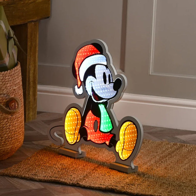 Disney® Sitting Mickey Mouse Infinity Christmas Light - 40cm