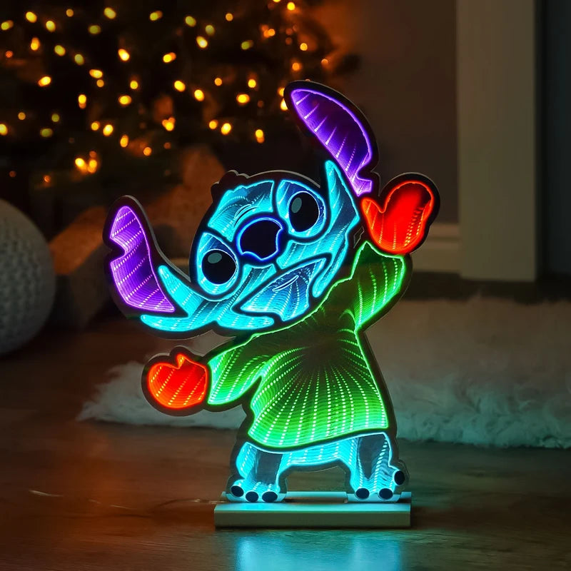Disney® Dancing Stitch Infinity Christmas Light - 45cm