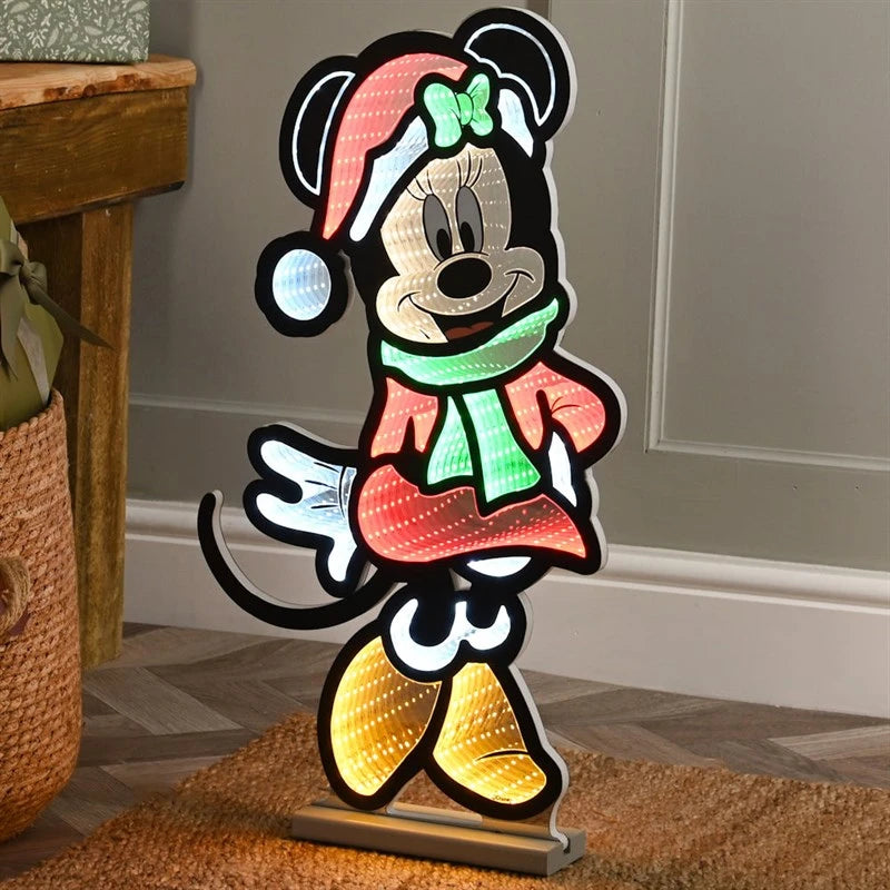 Disney® Minnie Mouse with Scarf Infinity Christmas Light - 40cm
