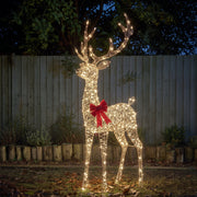 Three Kings GlitterTwist Gold Reindeer 115cm