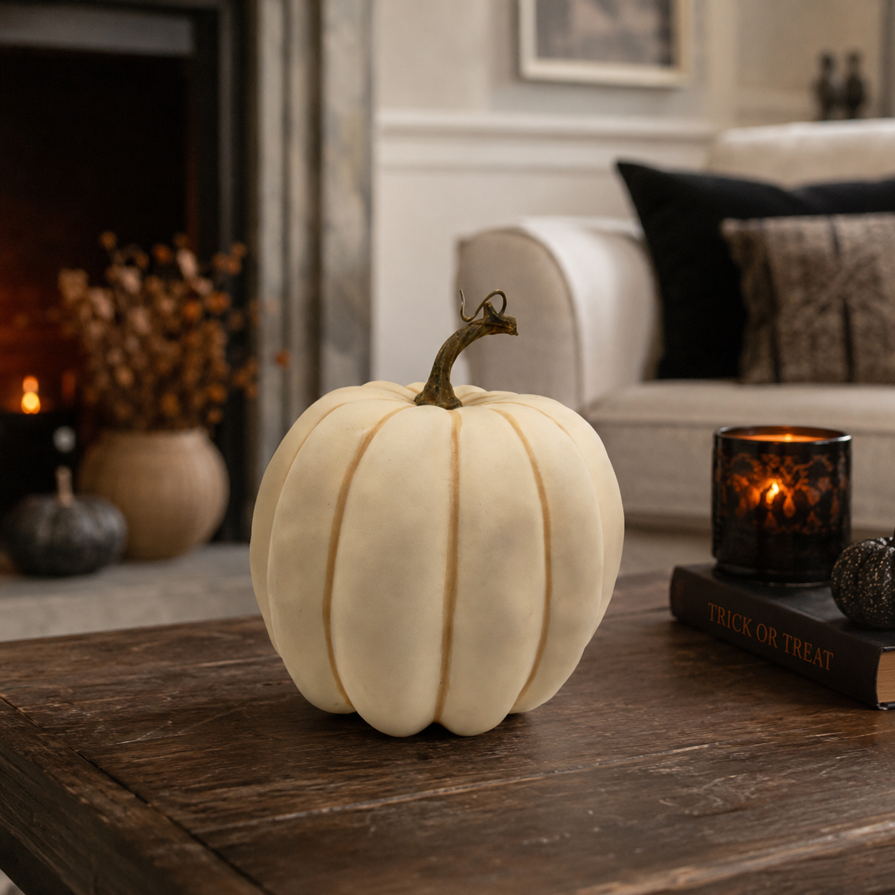 19cm Cream Pumpkin