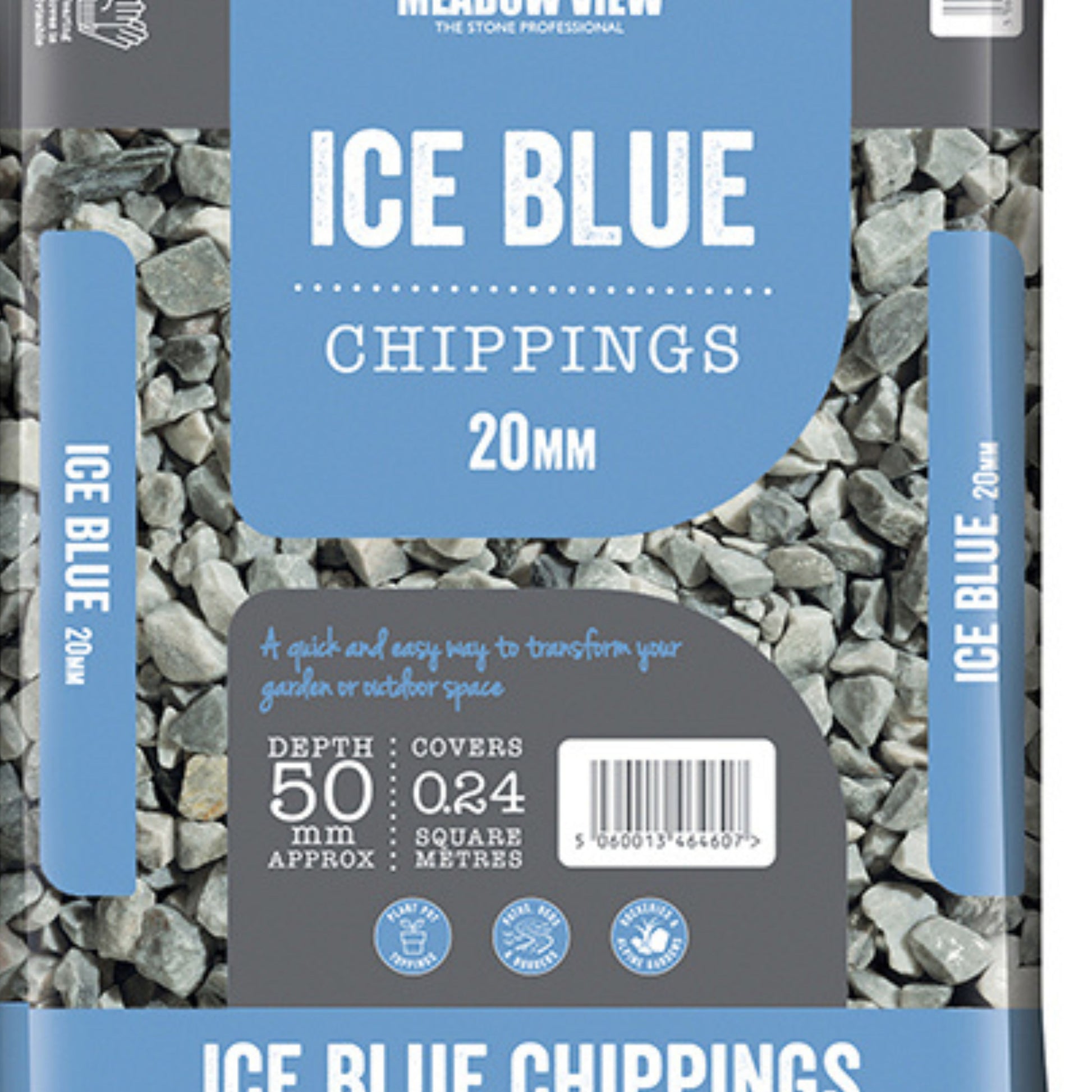 Ice Blue Chippings 20mm