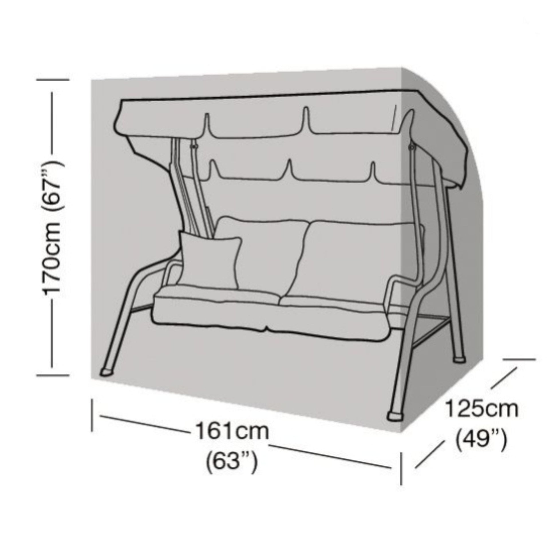 2 Seat Swing Seat Cover