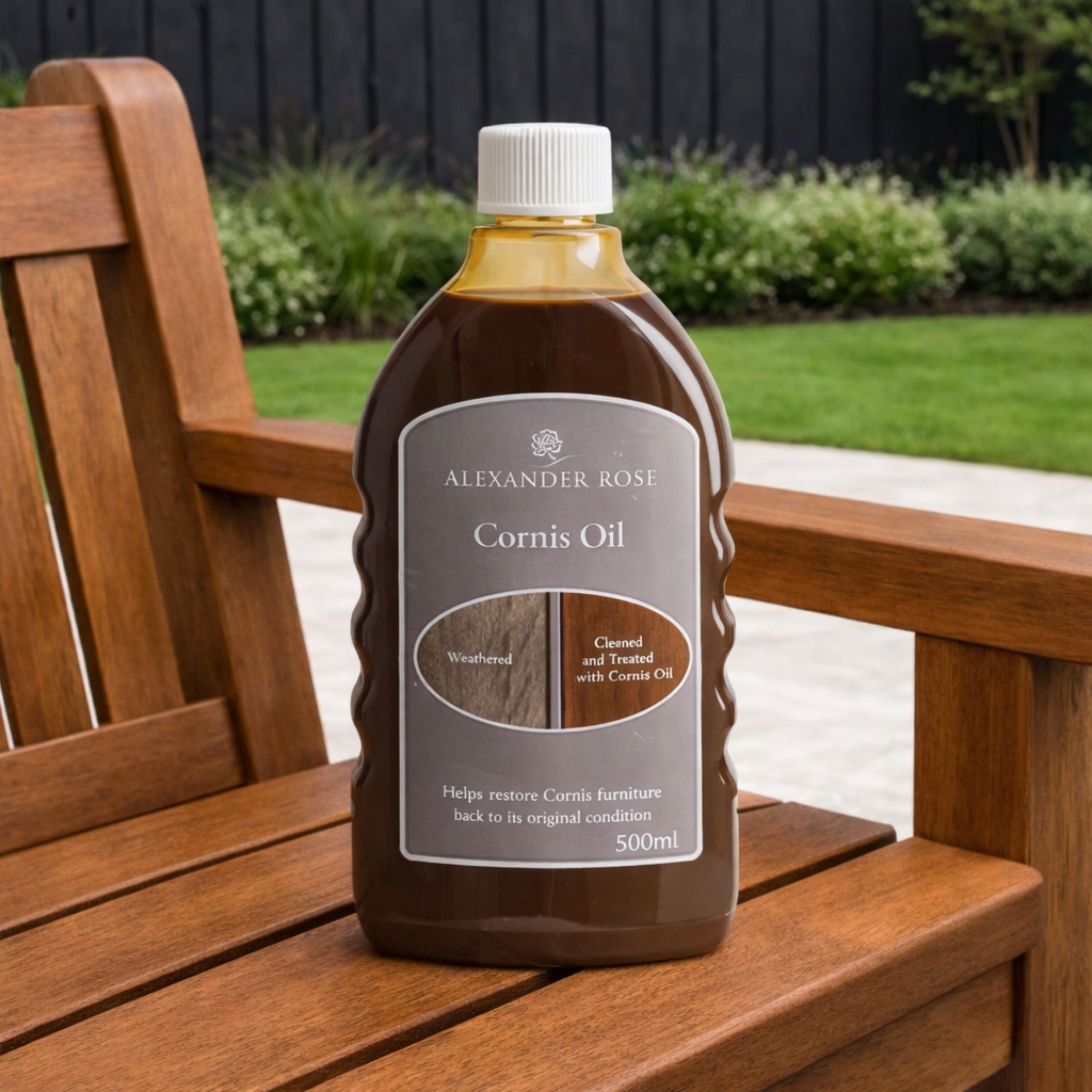 Alexander Rose Cornis Wood Oil 500ml – Outdoor Furniture Treatment