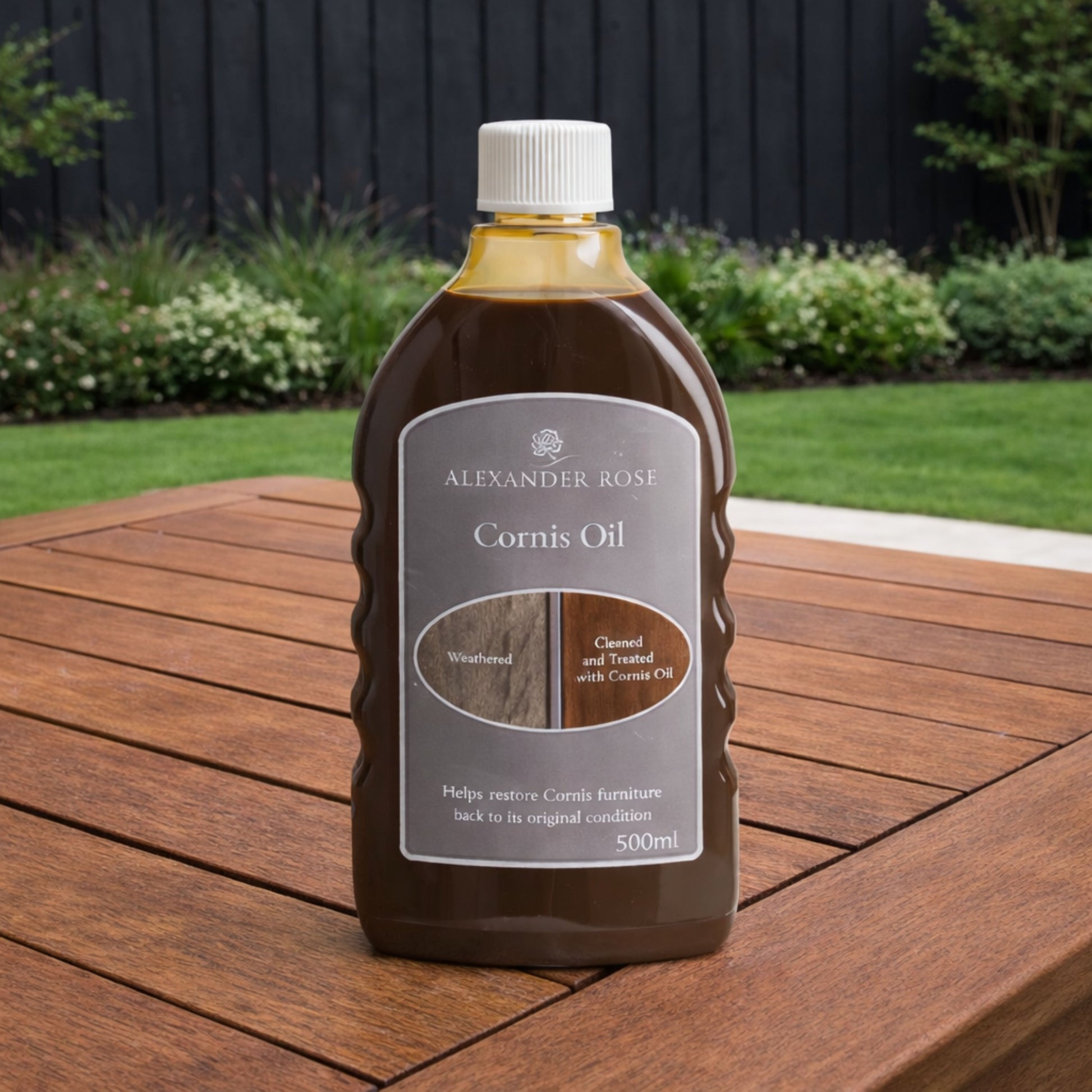 Alexander Rose Cornis Wood Oil 500ml – Outdoor Furniture Treatment