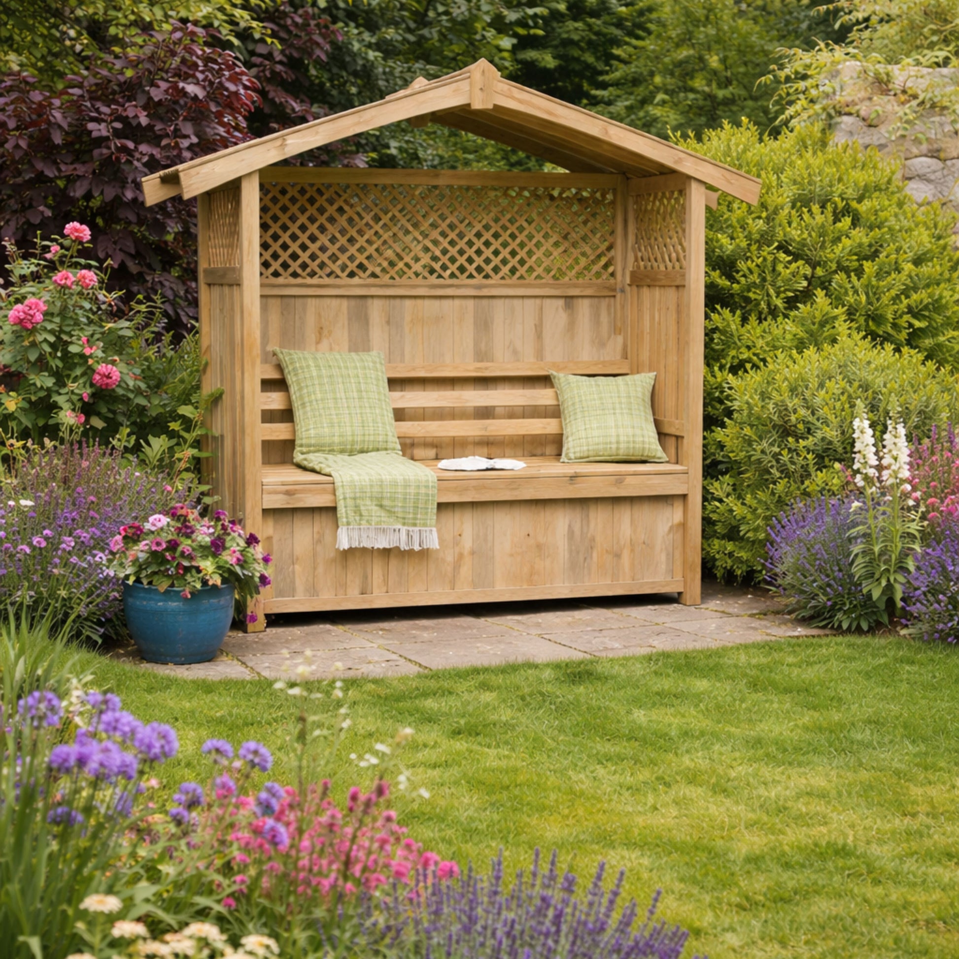 Zest 4 Leisure Hampshire Arbour with Storage Box