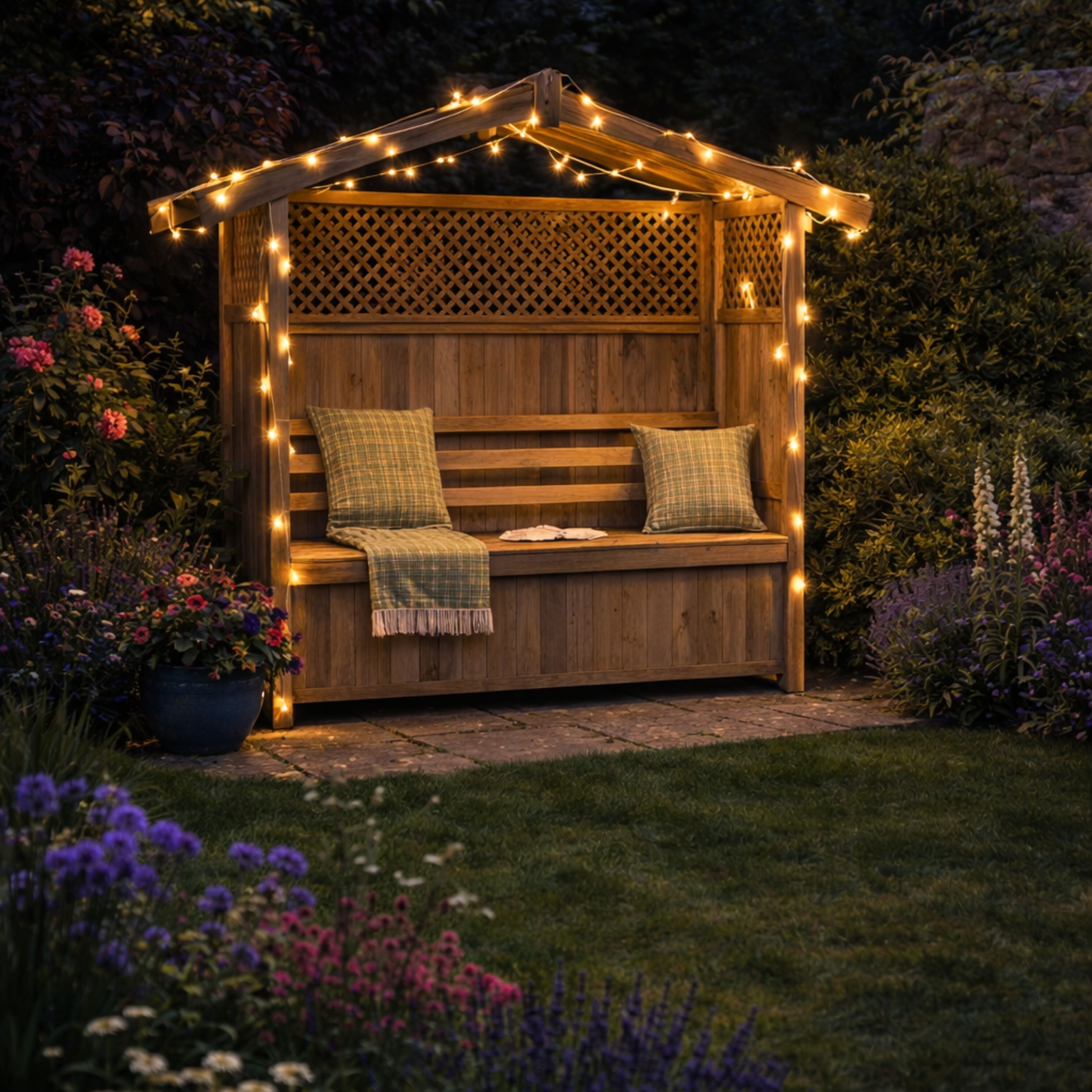 Zest 4 Leisure Hampshire Arbour with Storage Box