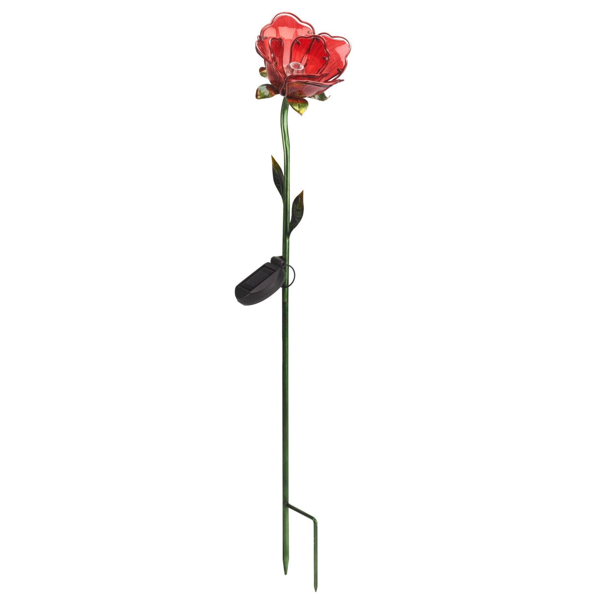 Red Rose Stake Light