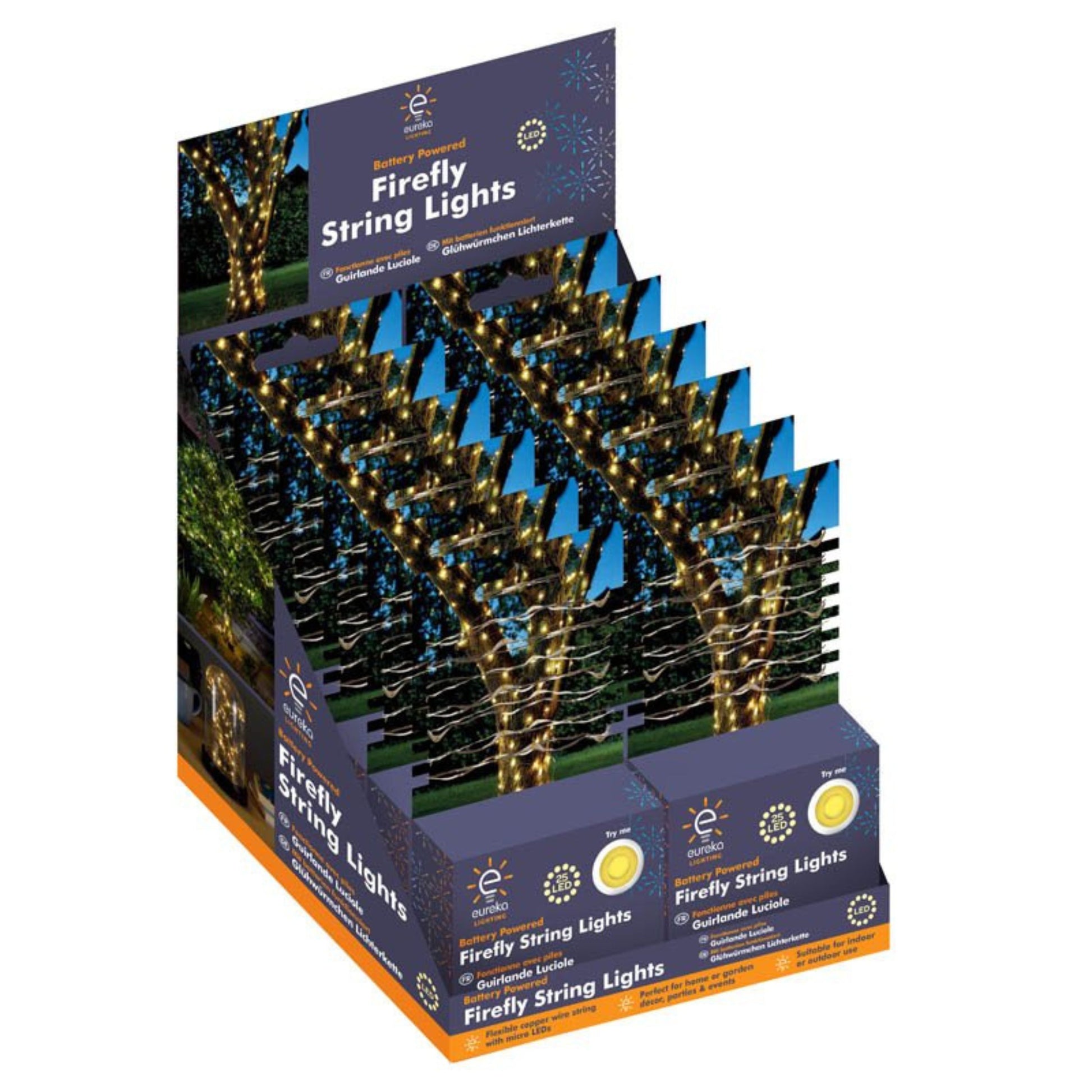 Battery Firefly String Lights 25 LED's