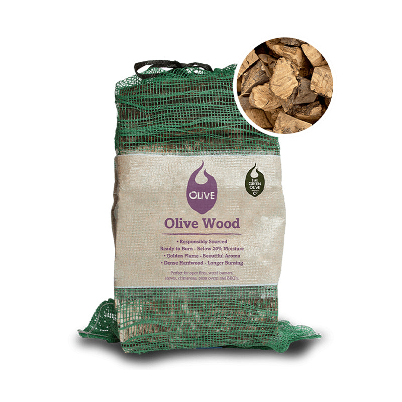Green Olive Firewood Logs 30L
