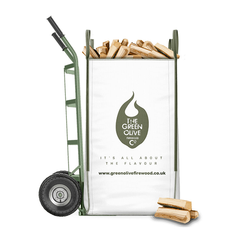 Green Olive Kiln Dried Hardwood Log Barrow Bag