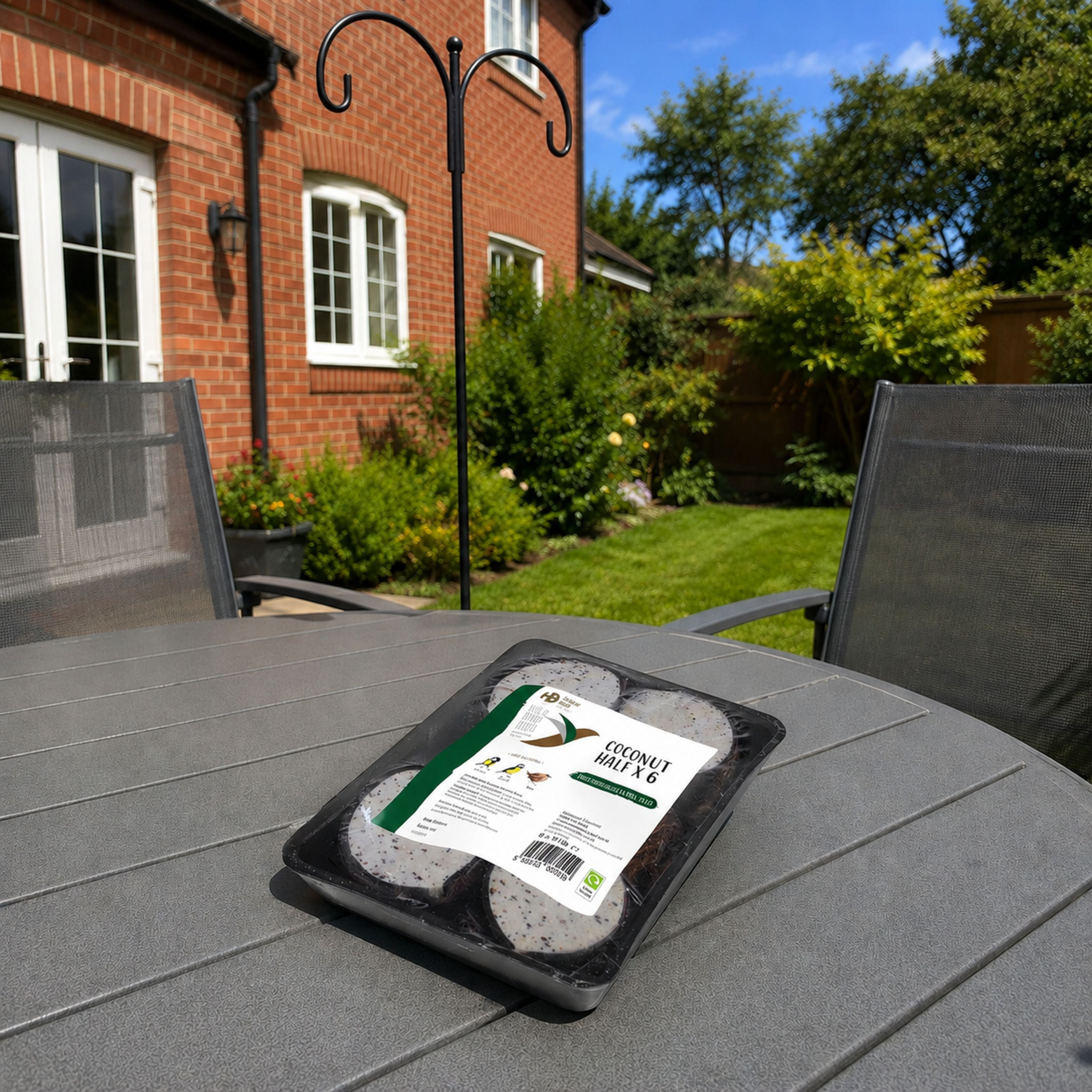 Henry Bell Whole Suet Coconut 6 Pack – Ready to Feed Wild Bird Treat