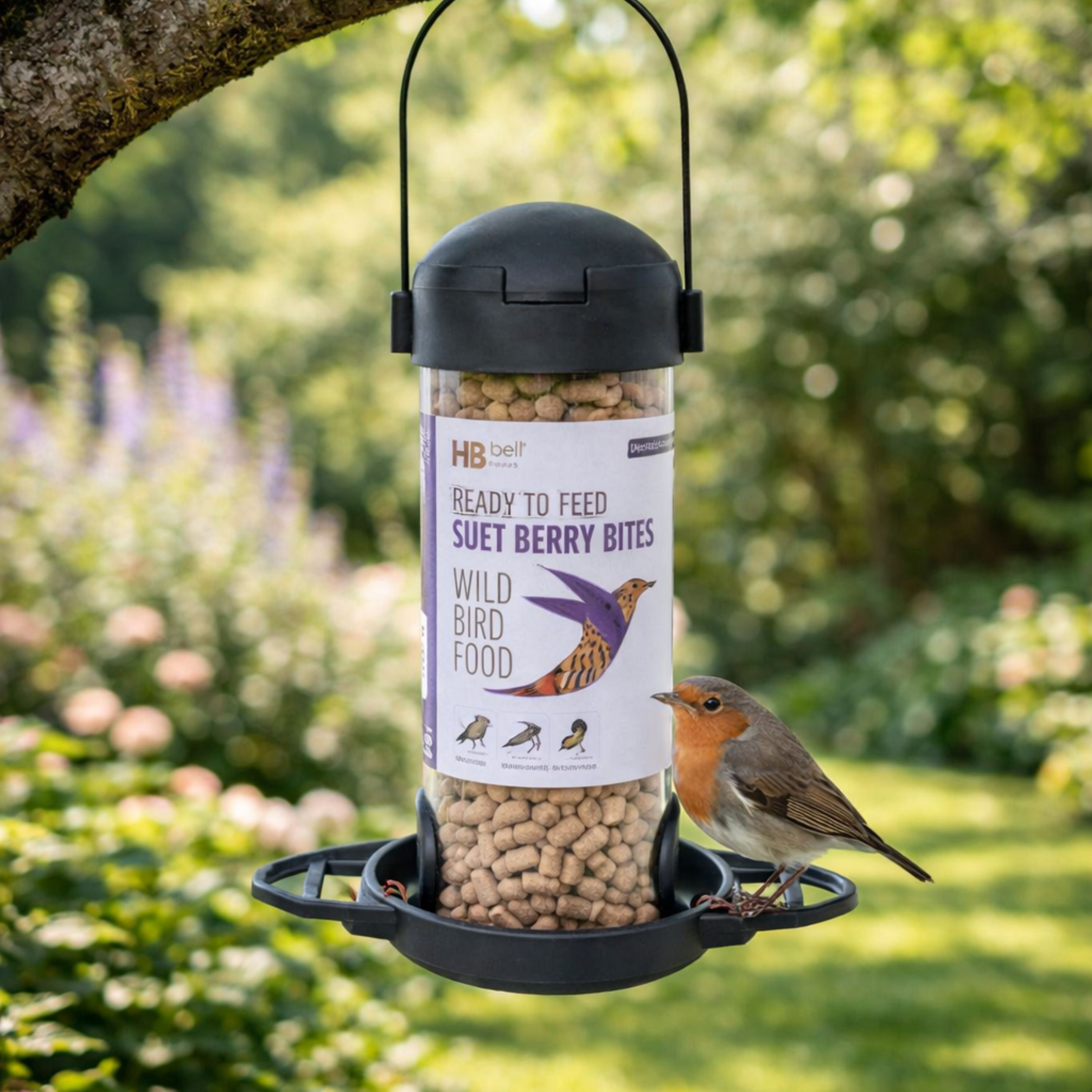 Henry Bell Ready to Feed Suet Bites Feeder