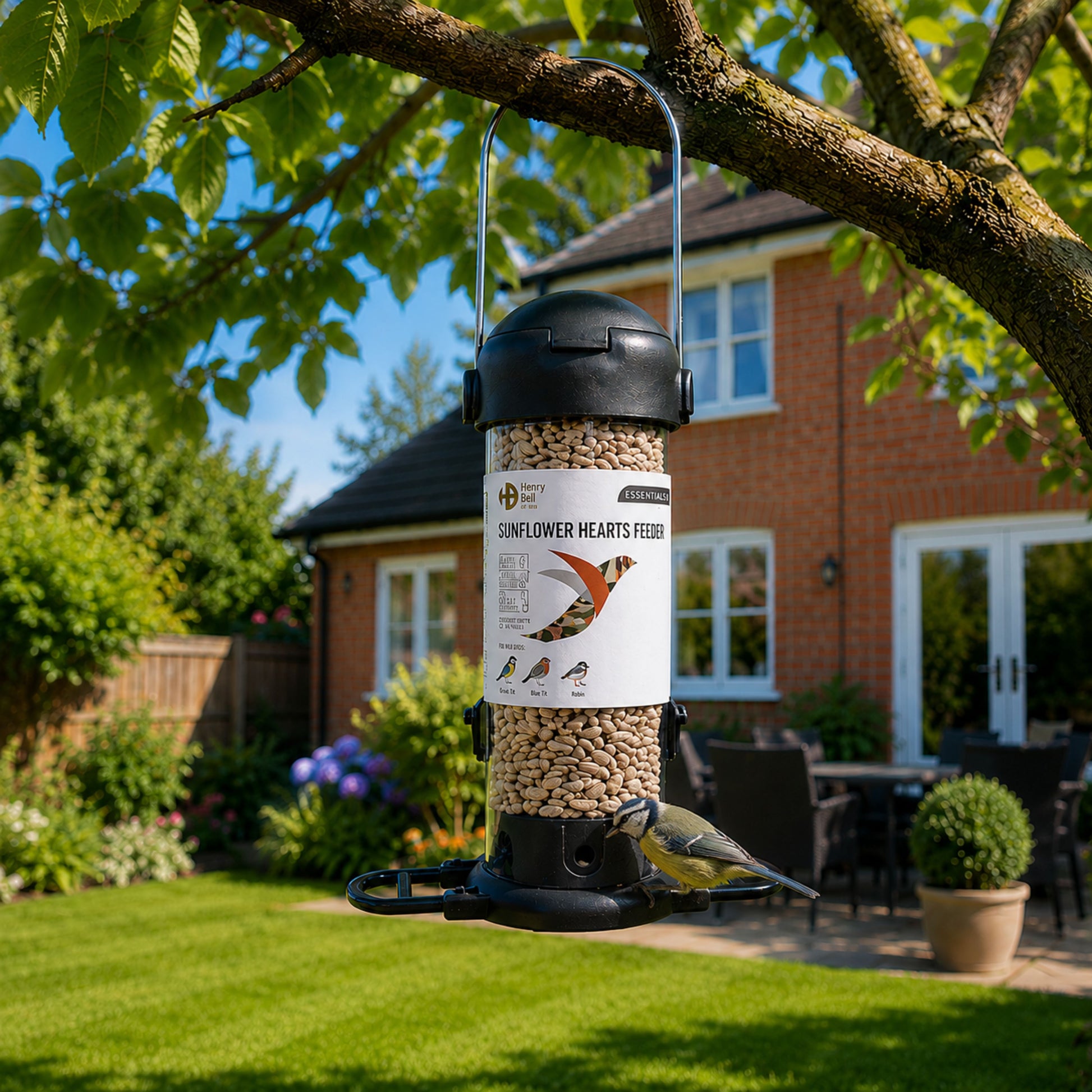 Henry Bell Ready to Feed Sunflower Hearts Feeder
