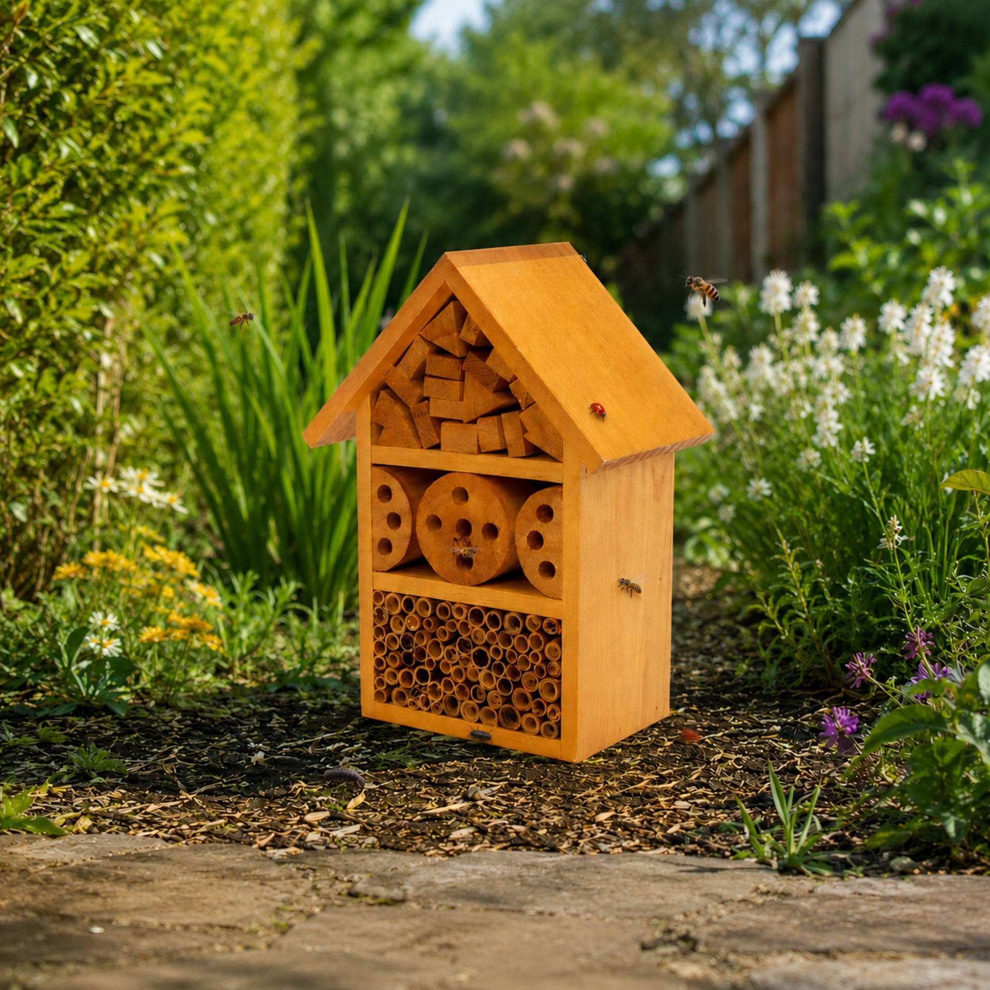 Henry Bell Insect House – Wooden Wildlife Bug Hotel