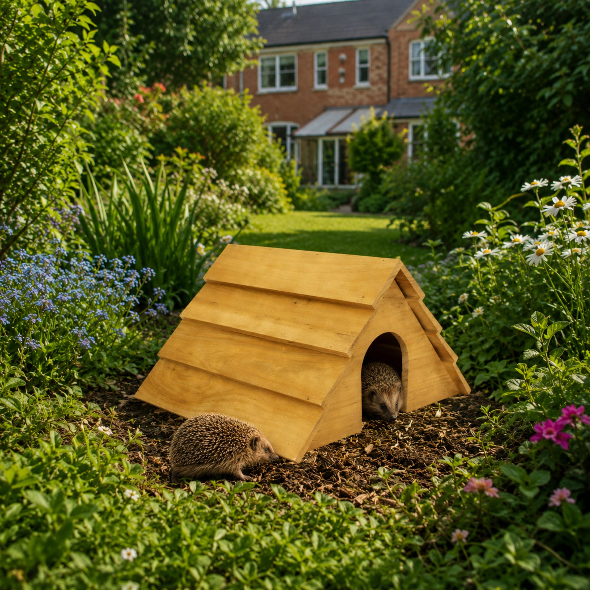 Henry Bell Hedgehog House – Wooden Wildlife Shelter | H090004