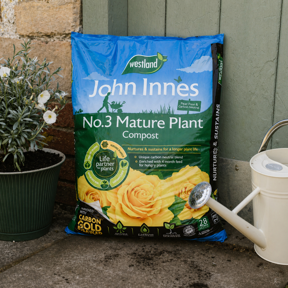 John Innes Peat Free No.3 Mature Plant Compost