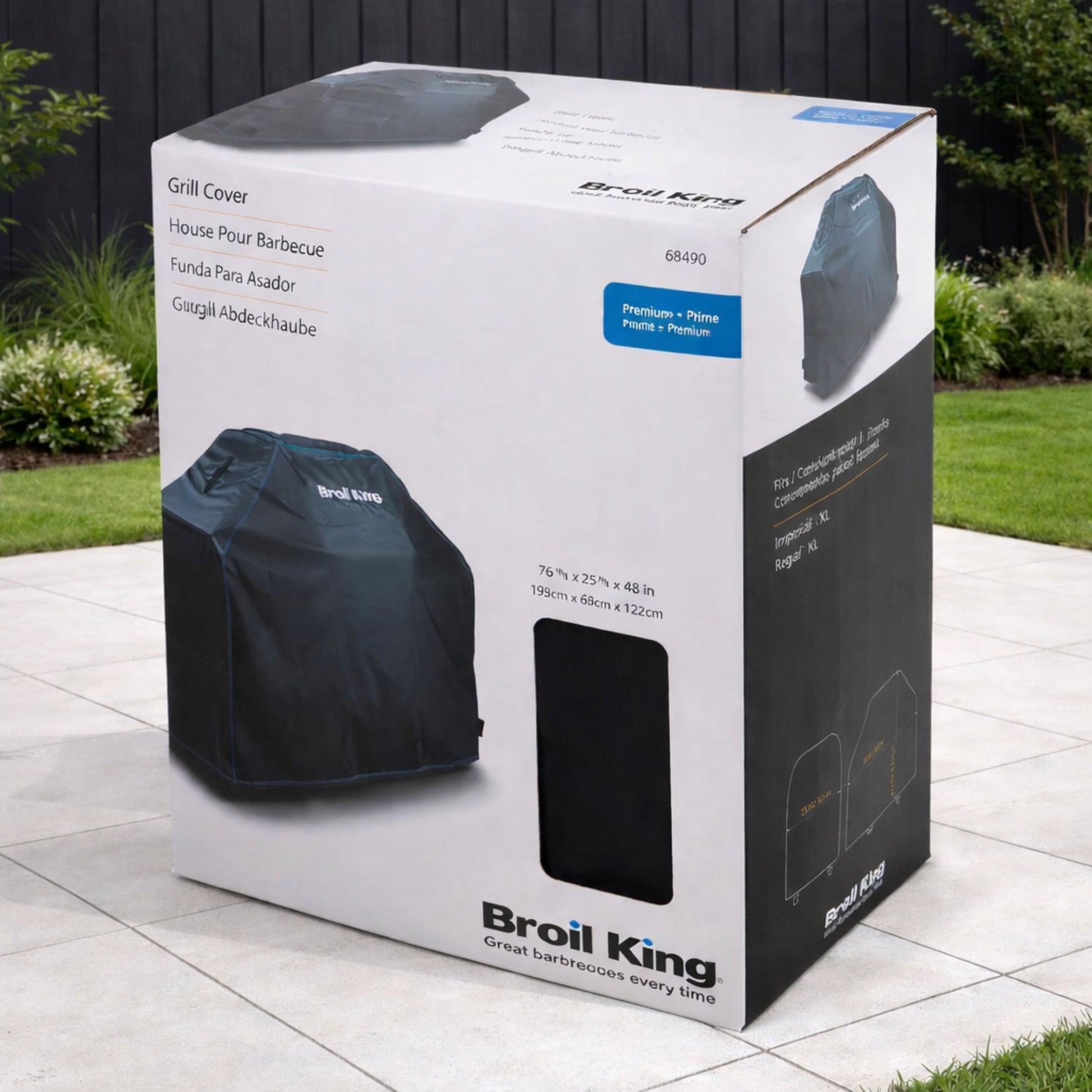 Broil King 76" Premium BBQ Cover – Heavy Duty Weather Protection