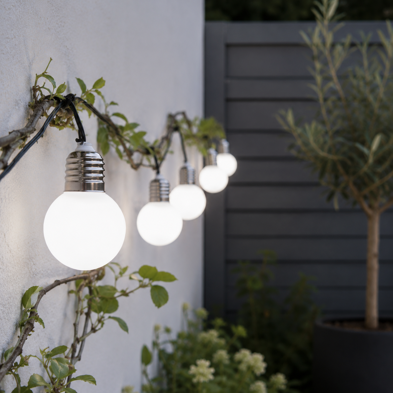 Elan Solar Festoon Lights – 20 LEDs