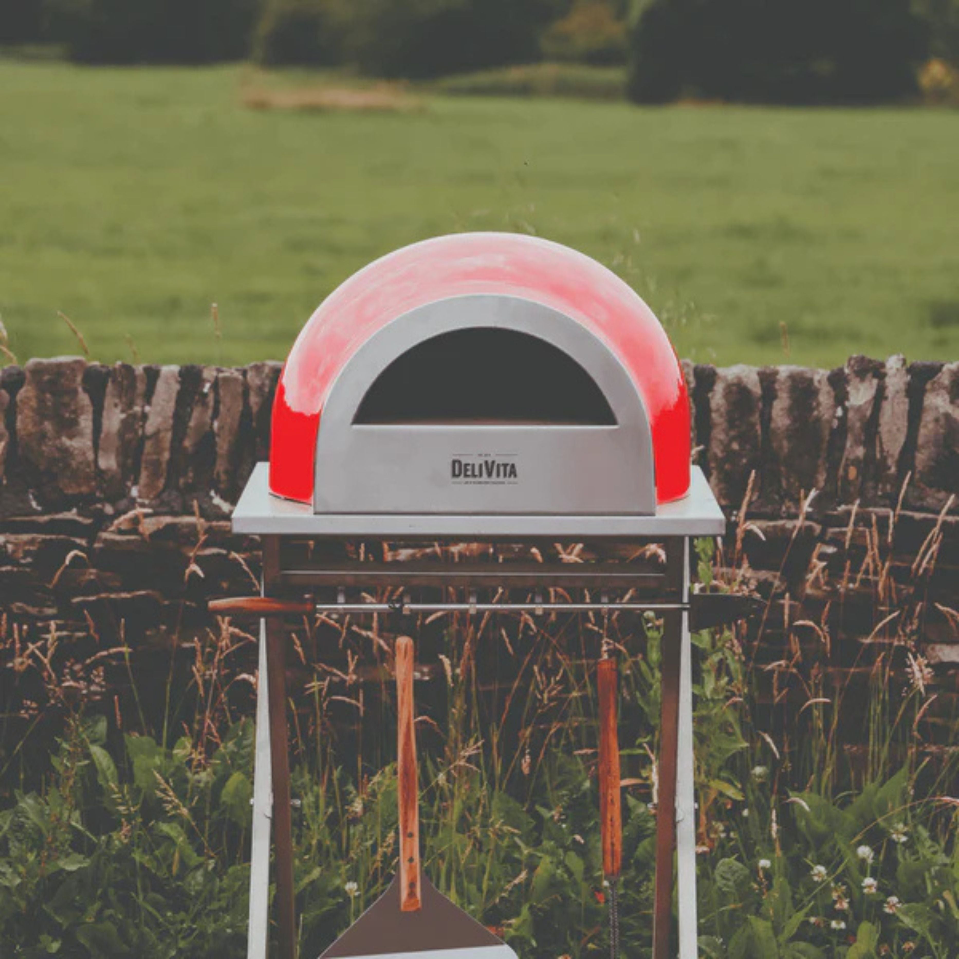 DeliVita Chilli Red Pizza Oven