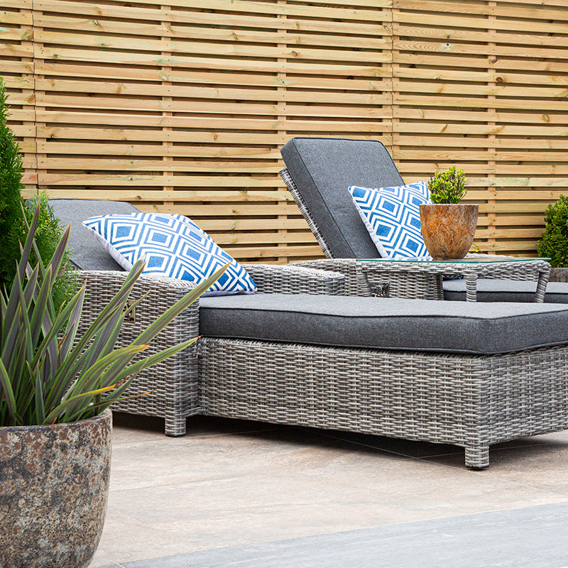 ENJOi Bordeaux Sunlounger Set