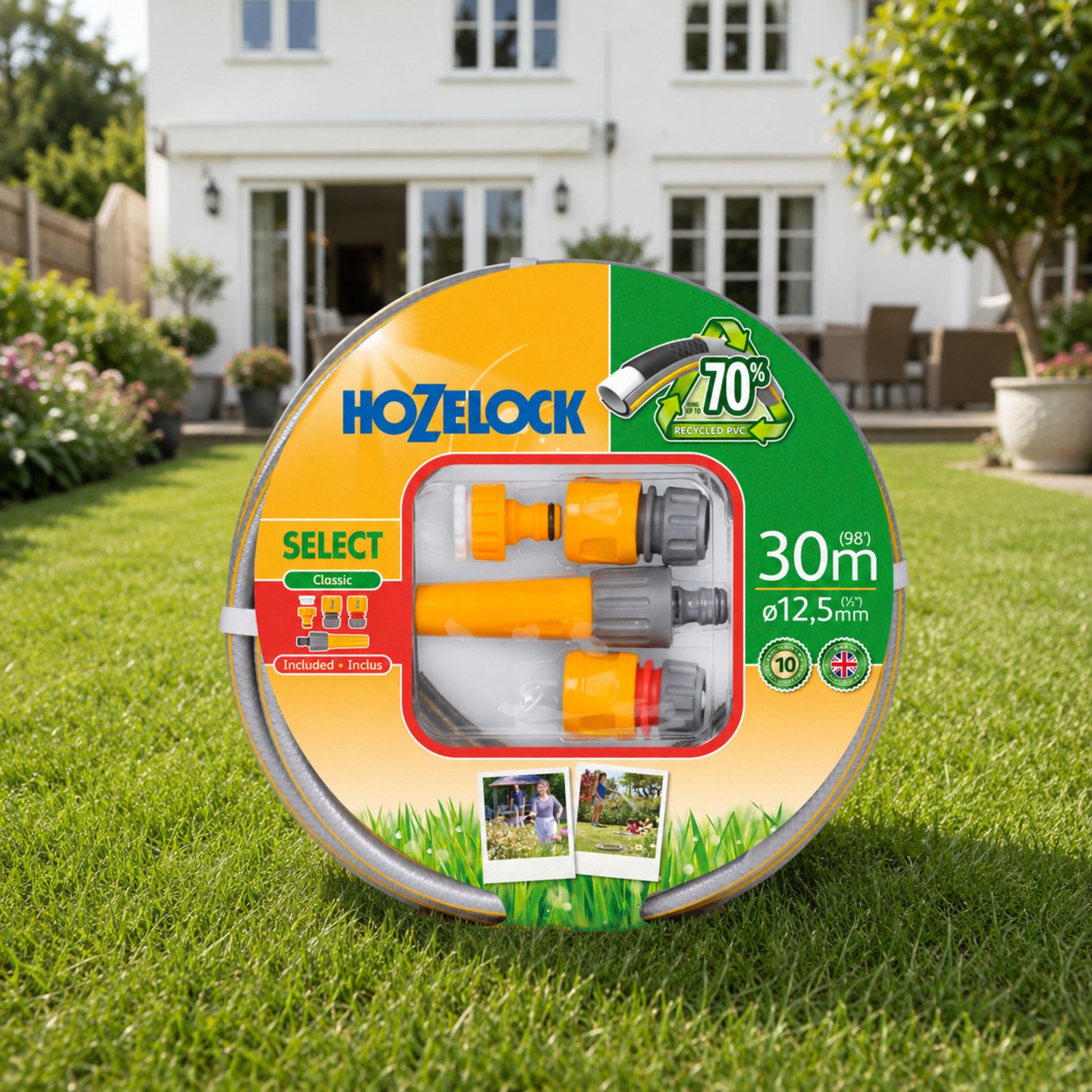 Hozelock Select Hose & Fittings Set 30m