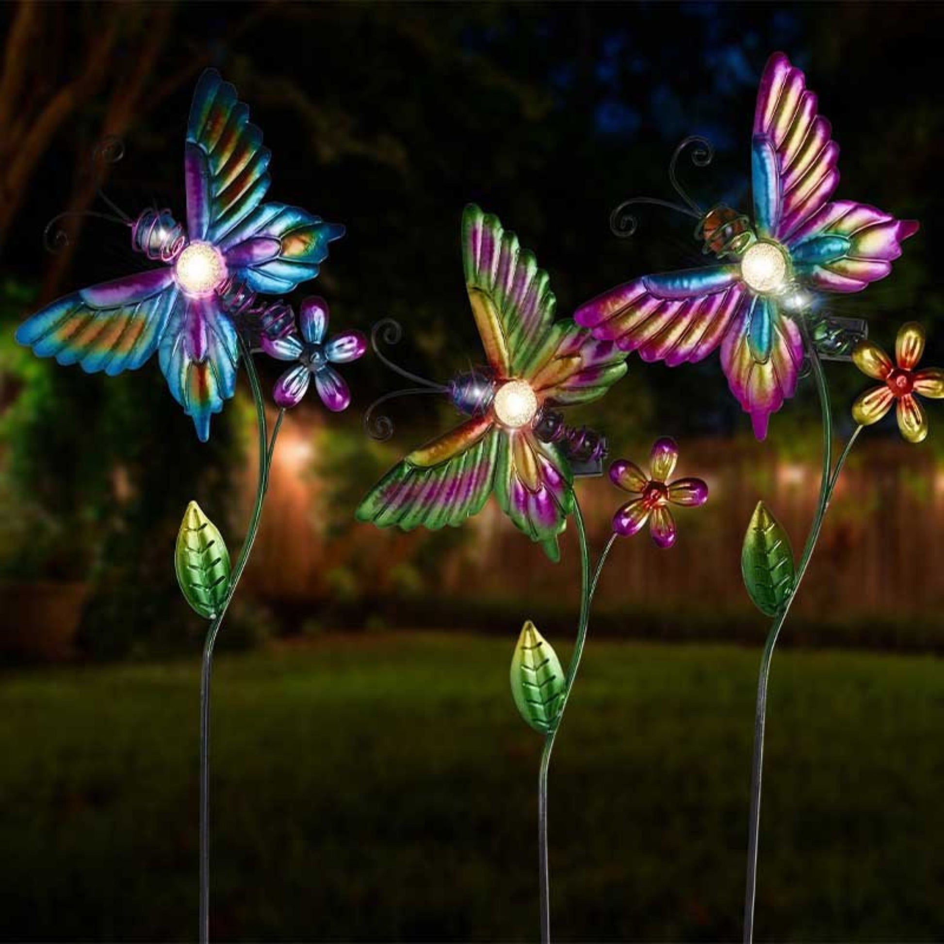 Solar Butterfly Stake Light