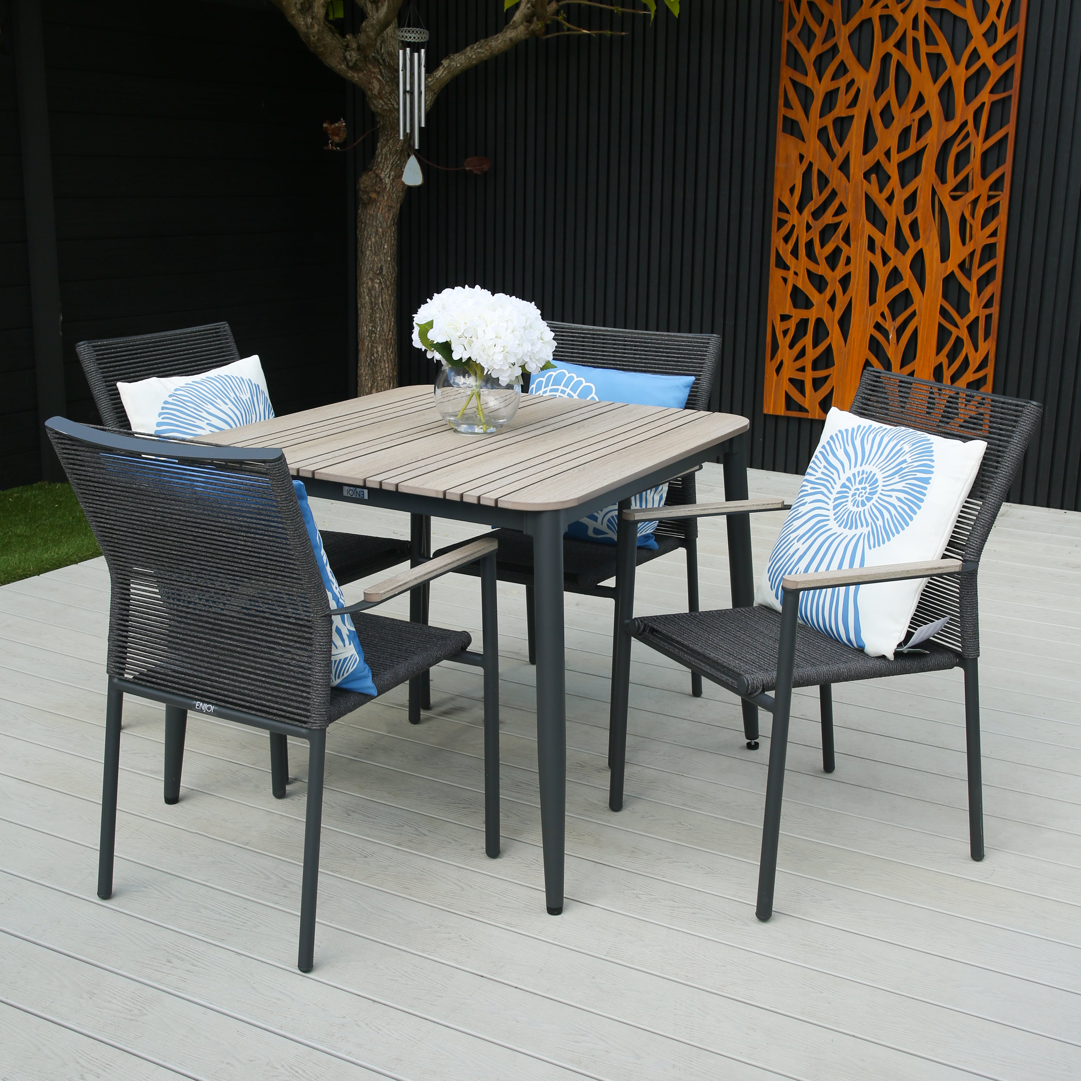 ENJOi Miami 4 Seat Dining Set
