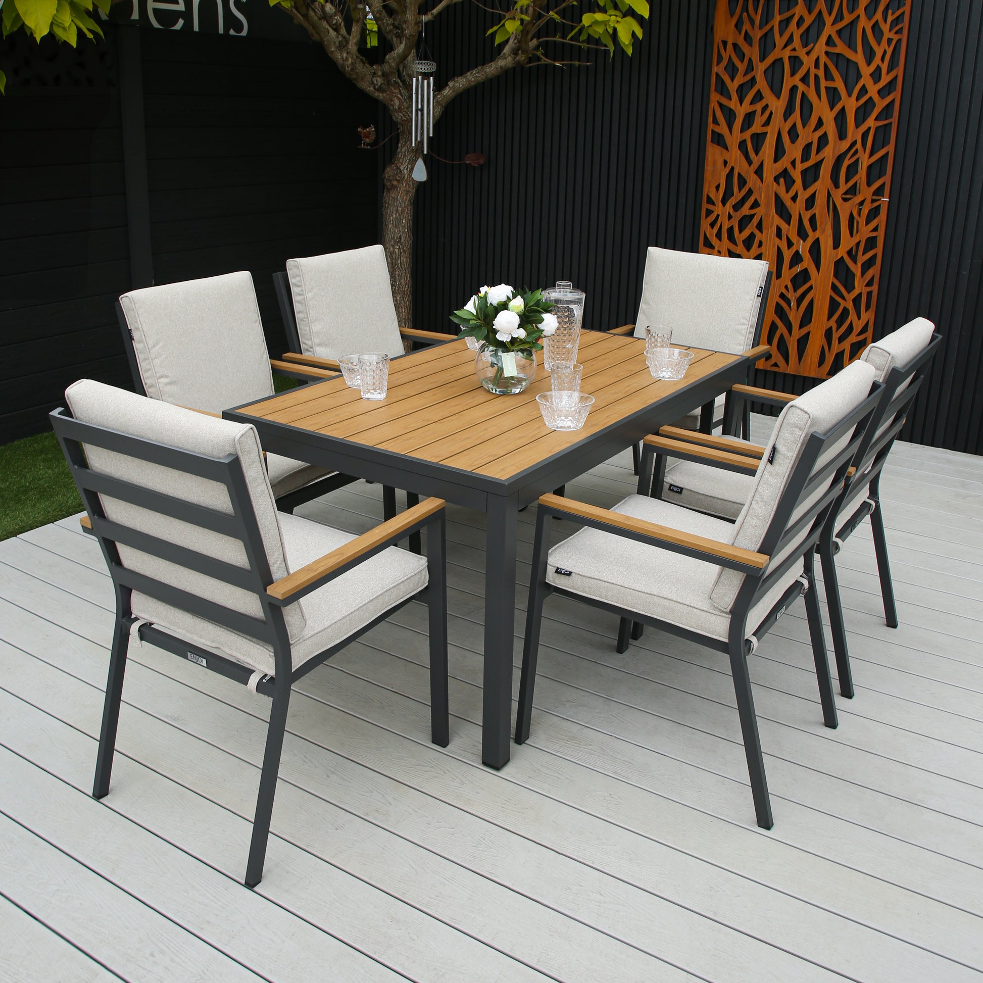 ENJOi Lisbon 6 Seat Dining Set