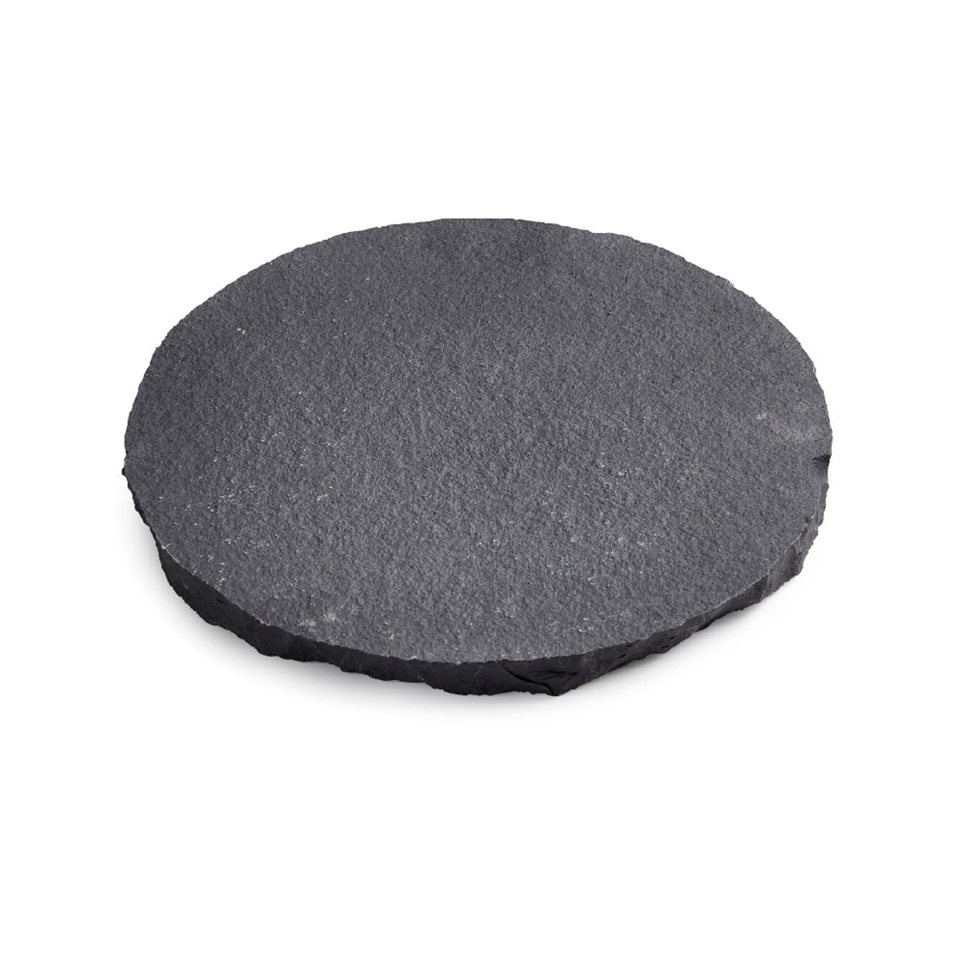 Natural Round Stepping Stone 300mm Charcoal